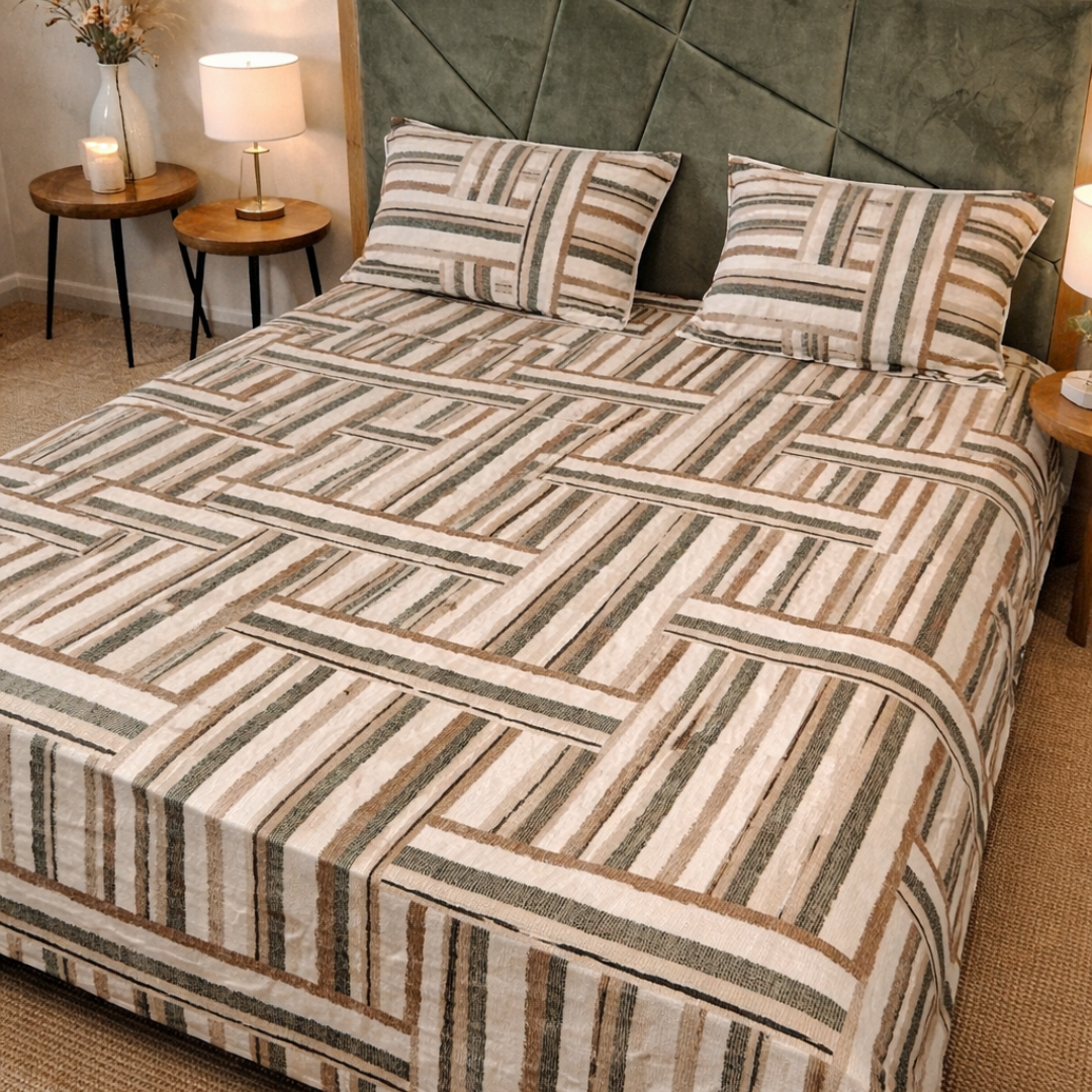 Argo King Size Winter Bedsheet Set