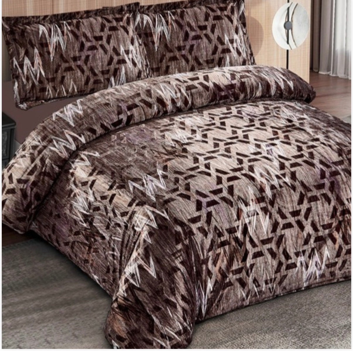 Super King Size Winter Bedsheet Set