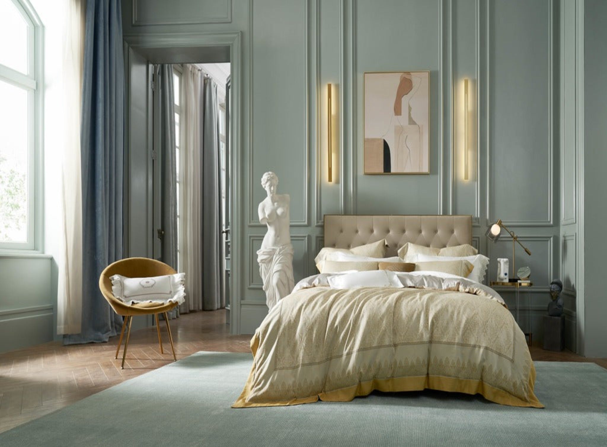 BOTANICA YELLOW BEDDING SET