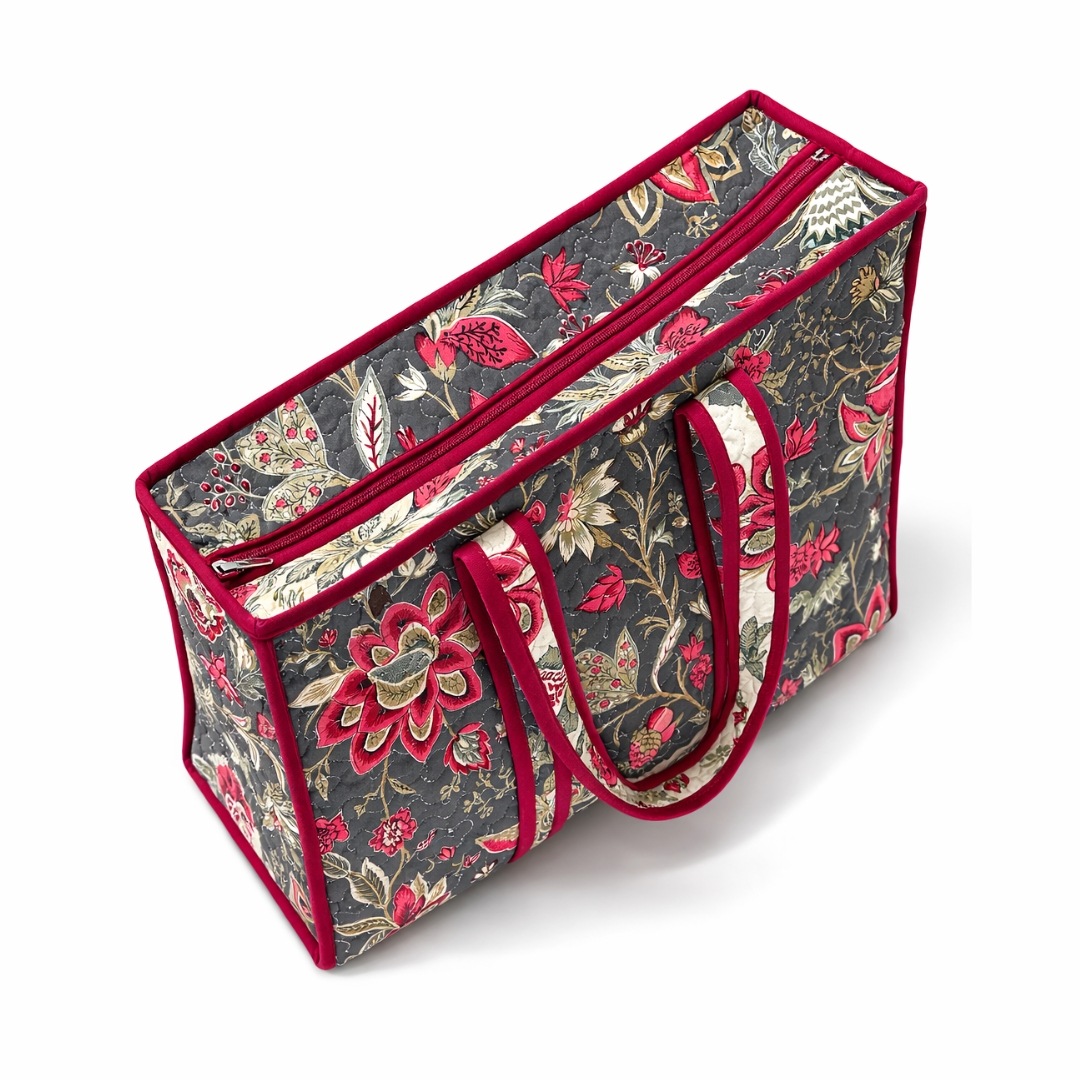 Zipper Tote Bag (Big Size)